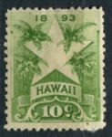 Гаваи 1894 г. • SC# 77 • 10 c. • осн. выпуск • звезда • MNG VF+