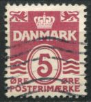 Дания 1933-1940 гг. • SC# 224 • 5 o. • стандарт • Used VF