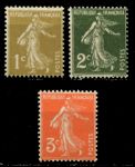 Франция 1931-1934 гг. • Mi# 267-9 • 1 - 3 c. • Марианна-сеятельница • стандарт • MNH OG VF