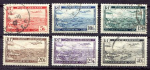 Алжир 1946 г. • Iv# A1-6 • 5 - 40 fr. • осн. выпуск • авиапочта • Used VF 