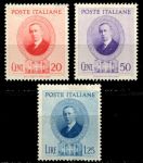 Италия 1938 г. • SC# 397-9(Mi# 601-3) • 20 c. - 1.25 L. • Гульельмо Маркони • полн. серия • MH OG VF • ( кат.- $8 )
