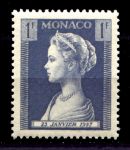 Монако 1957 г. • SC# 391 • 1 fr. • Принцесса Грейс • стандарт • MNH OG VF