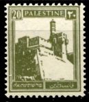 Палестина 1927-1945 гг. • Gb# 99 • 20 m. • 1-й выпуск • цитадель Иерусалима • MNH OG VF ( кат.- £ 3,5 )