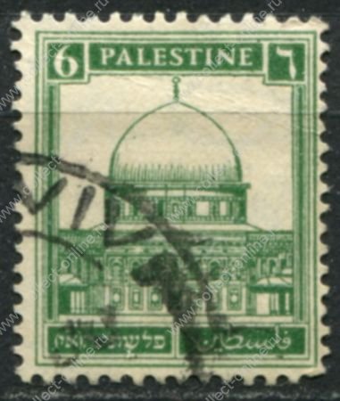 Палестина 1927-1945 гг. • Gb# 94 • 6 m. • Мечеть Купол Скалы • Used VF