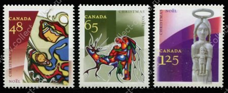 Канада 2000 г. • SC# 1965-7 • 48 c. - $1.25 • Рождество • полн. серия • MNH OG VF ( кат.- $ 4 )
