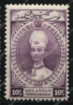 Малайя • Келантан 1937-1940 гг. • Gb# 46 • 10 c. • султаната Исмаил • парадный портрет • MH OG XF ( кат.- £ 30 )