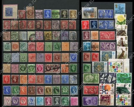 Великобритания • XIX-XX век • набор 120 разных марок • стандарт • Used F-VF
