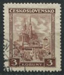 Чехословакия 1929-1931 гг. • Mi# 291 • 3 Kr.. • Кафедральный собор Брно • стандарт • Used VF