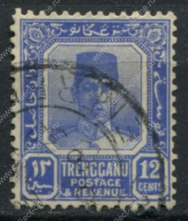 Малайя • Тренгану 1921-1941 гг. • Gb# 36 • 12 c. • султан Сулейман • стандарт • Used VF