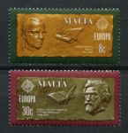 Мальта 1980 г. • SC# 575-6 • 8 и 30 c. • выпуск Европа • выдающиеся мальтийцы • полн. серия • MNH OG XF