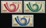 Мальта 1973 г. • SC# 472-4 • 1c.3m.. - 10 c. • выпуск Европа • полн. серия • MNH OG XF