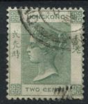 Гонконг 1900-1901 гг. • Gb# 56 • 2 c. • Королева Виктория • стандарт • Used VF