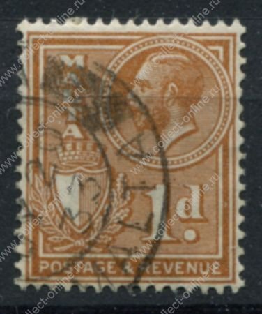 Мальта 1930 г. • Gb# 195 • 1 d. • Георг V • стандарт • Used F-VF