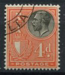 Мальта 1926-1927 гг. • Gb# 163 • 4 d. • Георг V • стандарт • Used(ФГ) VF ( кат.- £ 20 )