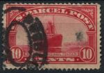 США 1913 г. • SC# Q6 • 10 c. • пароход и почтовый тендер • спец. доставка • Used F ( кат.- $ 4 )