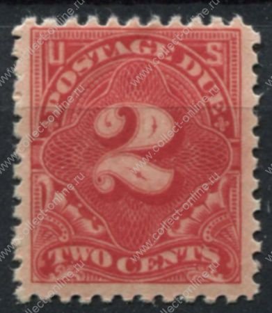 США 1917 г. • SC# J62a • 2 c. • служебный выпуск • MNH OG VF ( кат.- $10 )