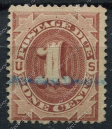 США 1884 г. • SC# J15 • 1 c. • служебный выпуск • Used F ( кат.- $ 7 )