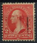 США 1894 г. • SC# 250 • 2 c. • Джордж Вашингтон • стандарт • Used VF ( кат.- $ 3 )