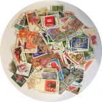 150+ старинных, иностранных марок из коробки • Used