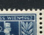 Германия 3-й рейх 1942 г. • Mi# 823-5(823 I) • Подписание почтового соглашения • надпечатка • полн. серия • пары • MNH OG XF+ ( кат. - €70+ )