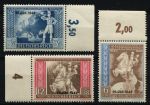 Германия 3-й рейх 1942 г. • Mi# 823-5 • Подписание почтового соглашения • надпечатка • полн. серия • MNH OG XF+ ( кат. - €10 )