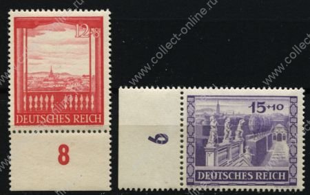Германия 3-й рейх 1941 г. • Mi# 804-5 • Международная выставка в Вене • полн. серия • MNH OG XF+ ( кат. - €13 )