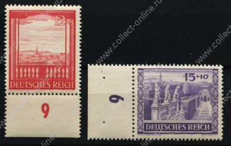 Германия 3-й рейх 1941 г. • Mi# 804-5 • Международная выставка в Вене • полн. серия • MNH OG XF+ ( кат. - €13 )