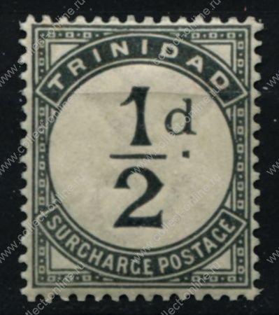 Тринидад 1885 г. • Gb# D1(SC# J1) • ½ d. • служебный выпуск • MH OG VF ( кат. - £ 20 )