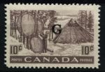 Канада 1950-1951 гг. • SC# O26 • 10 c. • надпечатка "G" • официальный выпуск • MNH OG VF