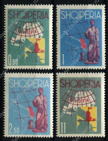 Албания 1962 г. • Mi# 683-6 • 0.50 - 11 L. • выпуск "Европа" • полн. серия • MNH OG XF ( кат.- €20 )