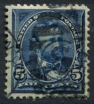 США 1897-1903 гг. • SC# 281 • 5 c. • Улисс Симпсон Грант • стандарт • Used F-VF ( кат. - $2.50 )