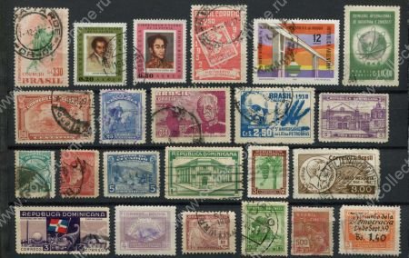 Латинская Америка • набор 23 старинные марки • Used VF