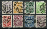 Латвия 1923 г. • Mi# 89-96 • 1 - 40 s. • стандарт • 8 марок • Used VF