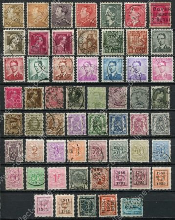 Бельгия • первая половина XX века • лот 58 старинных марок • Used VF