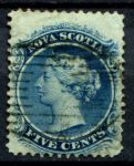 НОВАЯ ШОТЛАНДИЯ 1860-3гг. SC# 10 / 5c. USED VF