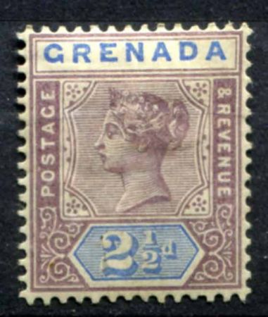 ГРЕНАДА 1895-99гг. SC# 42 / 2 1/2d. MH OG VF