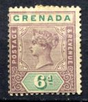 ГРЕНАДА 1895-99гг. GB# 53 / 6d. MH OG F-VF