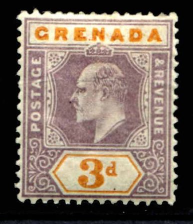 ГРЕНАДА 1902г. GB# 61 / 3d. MH OG VF