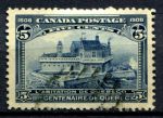Канада 1908 г. • SC# 99 • 5 c. • 300-летие Квебека • дом Чамплейна • Used VF ( кат.- $70 )