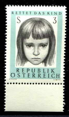 АВСТРИЯ 1966г. MI# 1222 / 3s. / MNH OG VF