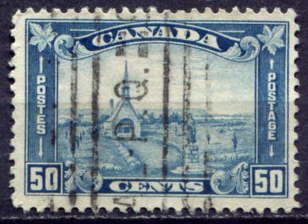 КАНАДА 1930-1гг. SC# 176 / 50c. USED VF / АРХИТЕКТУРА