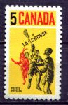 Канада 1968 г. • SC# 483 • 5 c. • Лакросс • MNH OG XF