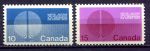 Канада 1970 г. • SC# 513-4p • 10 и 15 c. • 25-летие образования ООН (с тиснением) • MNH OG XF • полн. серия