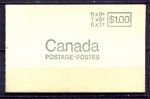 Канада 1971-1972 гг. • SC# 544b • 1,6 и 8 c. • Елизавета II • транспорт • стандарт • буклет 18 марок • MNH OG XF