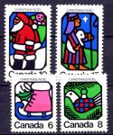 Канада 1973 г. • SC# 625-8 • 6 - 15 c. • Рождество • рождественские сюжеты • полн. серия • MNH OG VF