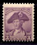 США 1932г. SC# 708 / 3c. / ВАШИНГТОН / MH OG VF