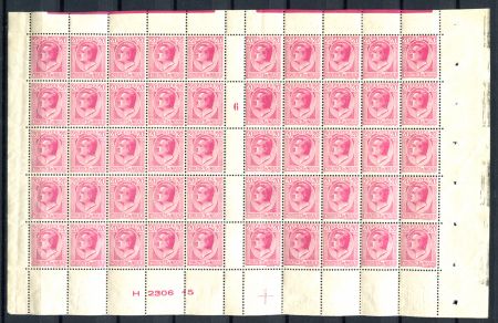 МОНАКО 1924-33гг. SC# 68 / 20 с. / ПРИНЦ ЛУИ / MNH OG VF / лист 50 марок