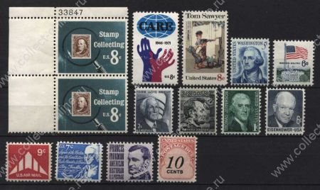 США • XX век • набор 14 чистых ** марок • MNH OG VF