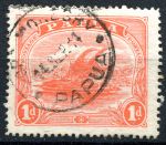 ПАПУА 1911-15гг. GB# 85 / 1 d. ЛАКАТОИ / USED VF / ПАРУСА