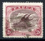 ПАПУА 1916-31гг. GB# 96b / 2 d. ЛАКАТОИ / USED VF / ПАРУСА